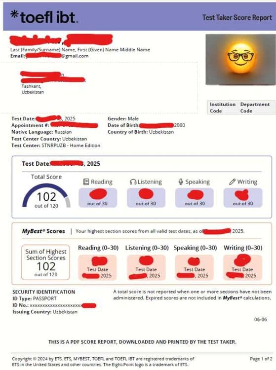 TOEFL iBT — интенсив перед экзаменом | Imtihon oldidan intensiv — 1