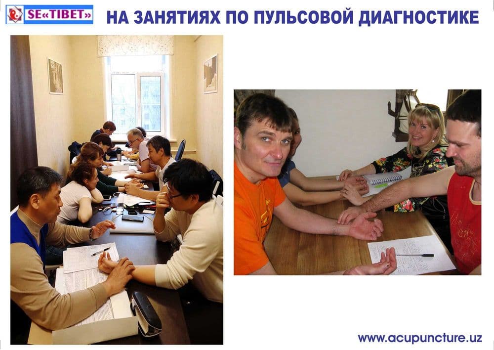 Пульсовая диагностика. Томирдан ташҳис. — 2