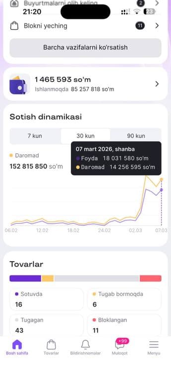 Uzum va Yandeks kursi 3 yillik Ekspertdan. Natijaga kafolat beramiz! — 2