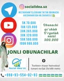 Jonli va sifatli obunachila keremi