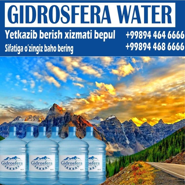 Сув етказиб бериш, suv yetkazib berish kuller suvi — 3