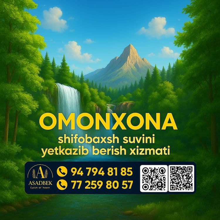 Omonxona gʻoʻrimbuloq suvi yetkazib berish xizmati — 4