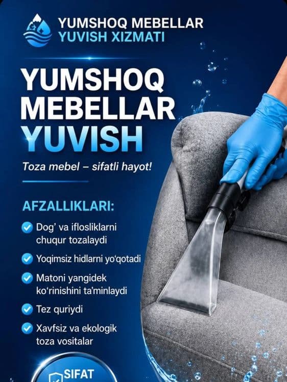 Ximchistka. Joyida yuvish xizmati — 1