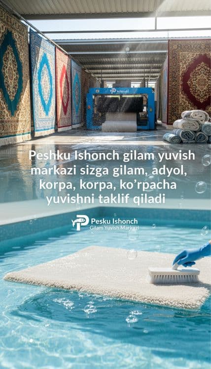 Gilam yuvish markazi peshku tumani — 3