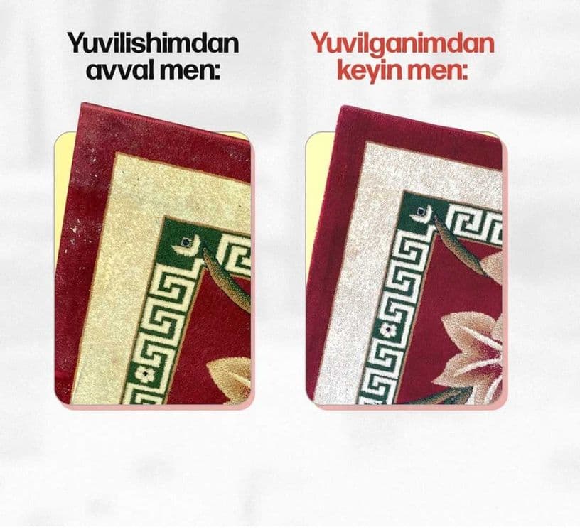 Gilam va Ko'rpacha yuvish xizmati G'IJDUVON — 5