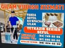 Gilam yuvishga yigitlarni