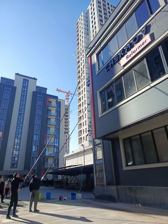Уборка, после ремонта, мойка окон фасада,ойна йувиш альпинисты — 7