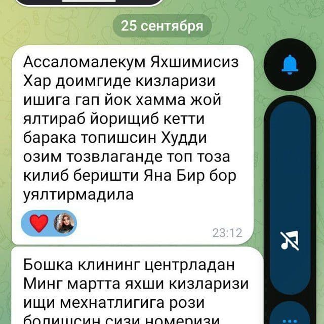 Клининг-тозалаш хизмати, Тошкент шахри буйлаб — 8