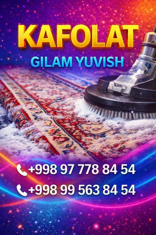 Gilam yuvish / Stirka kavrof. — 1