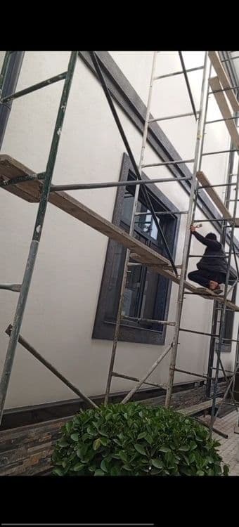Fasad travertin Burchatka va So'kl yuvish xizmati — 1