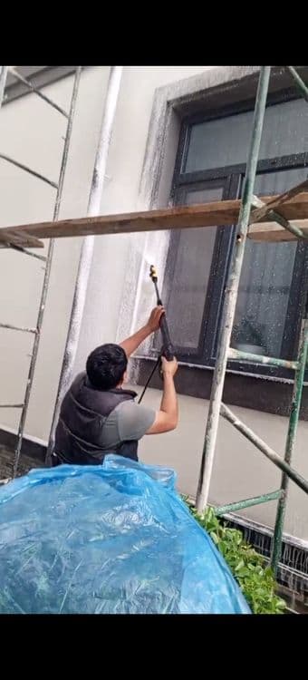 Fasad travertin Burchatka va So'kl yuvish xizmati — 5