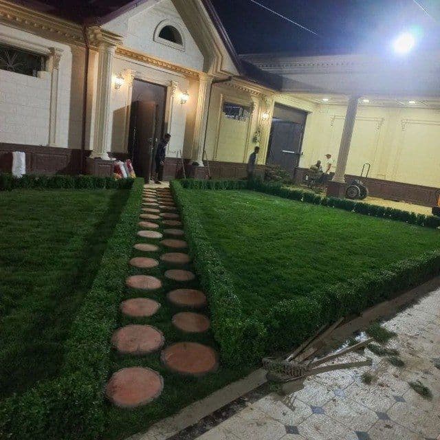Sadovnik Gul gazon lanshaf dizzayin qilish archa kesish — 4