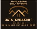 USTA_KETAKMI ? 25 xildan ortiq uy uchun xizmatlarimiz bor !