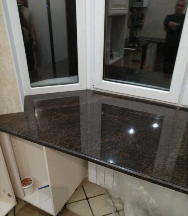 Установка Столещница из гранита , подоконники — 6