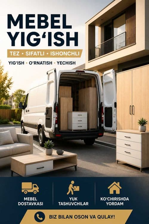 Мебель йегиш | Mebel yigish tashish — 1