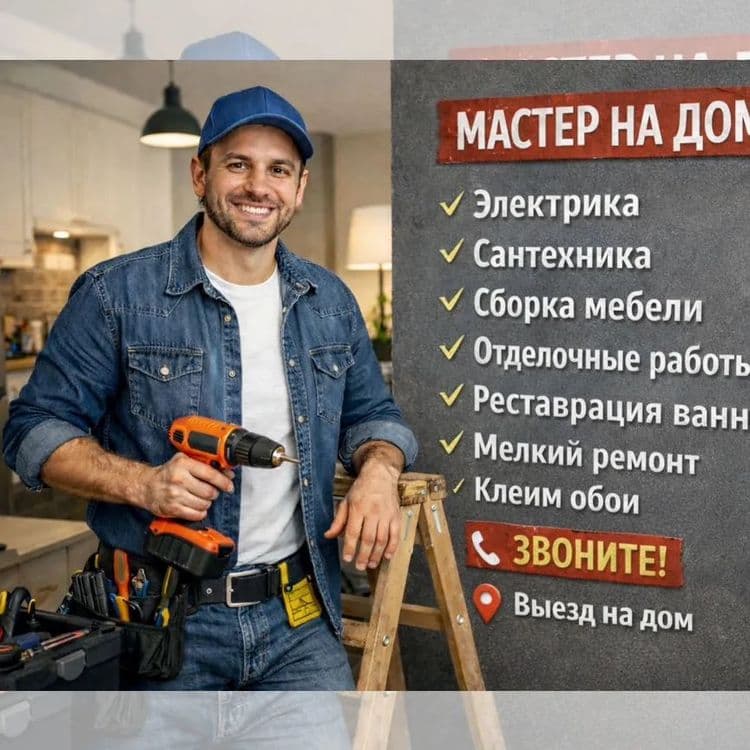 Мелкий ремонт перенос мебели разборка сборка  и т.д…. — 2