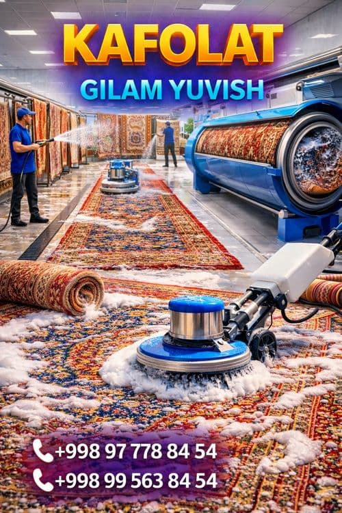 Gilam yuvish / стирка ковров — 3
