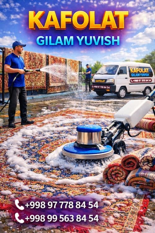 Gilam yuvish / стирка ковров — 7