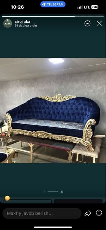 Реставрация мягкого мебели — 1