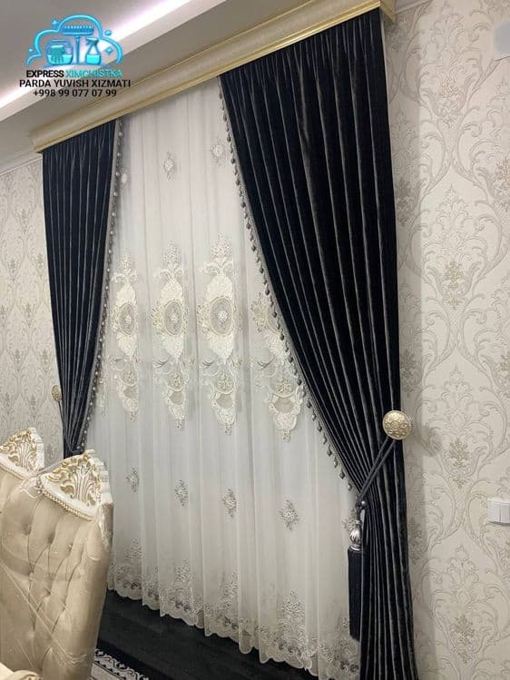 Parda yuvish, Parda tikish, Adyol yuvish, Gilam yuvish — 1