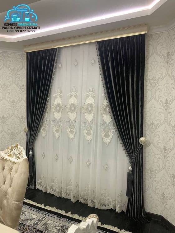 Parda yuvish, Parda tikish, Adyol yuvish, Gilam yuvish — 2