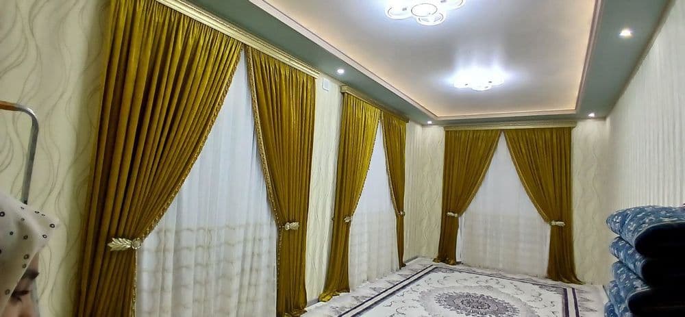 PARDA tikamiz so'nggi uslubdagi elita pardalar va dasturxonlar — 2