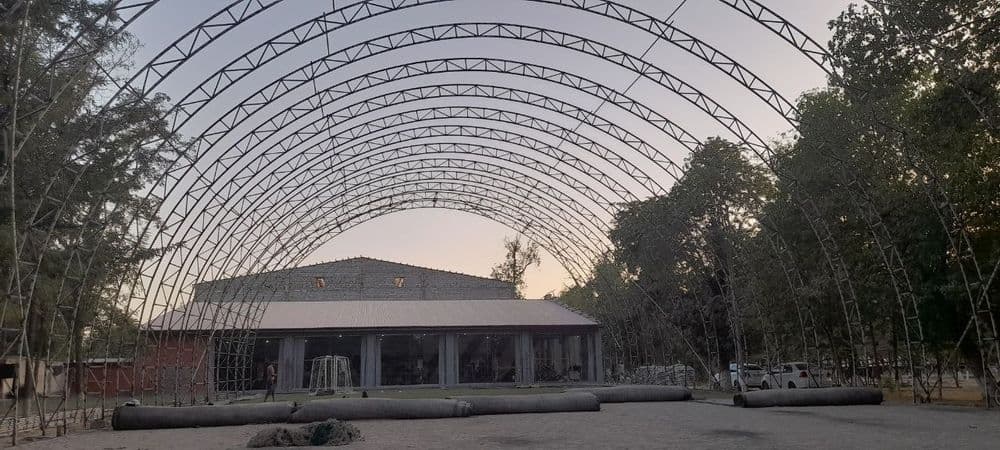 Том Навес парник кантинер профилдан ясаб берамиз — 7