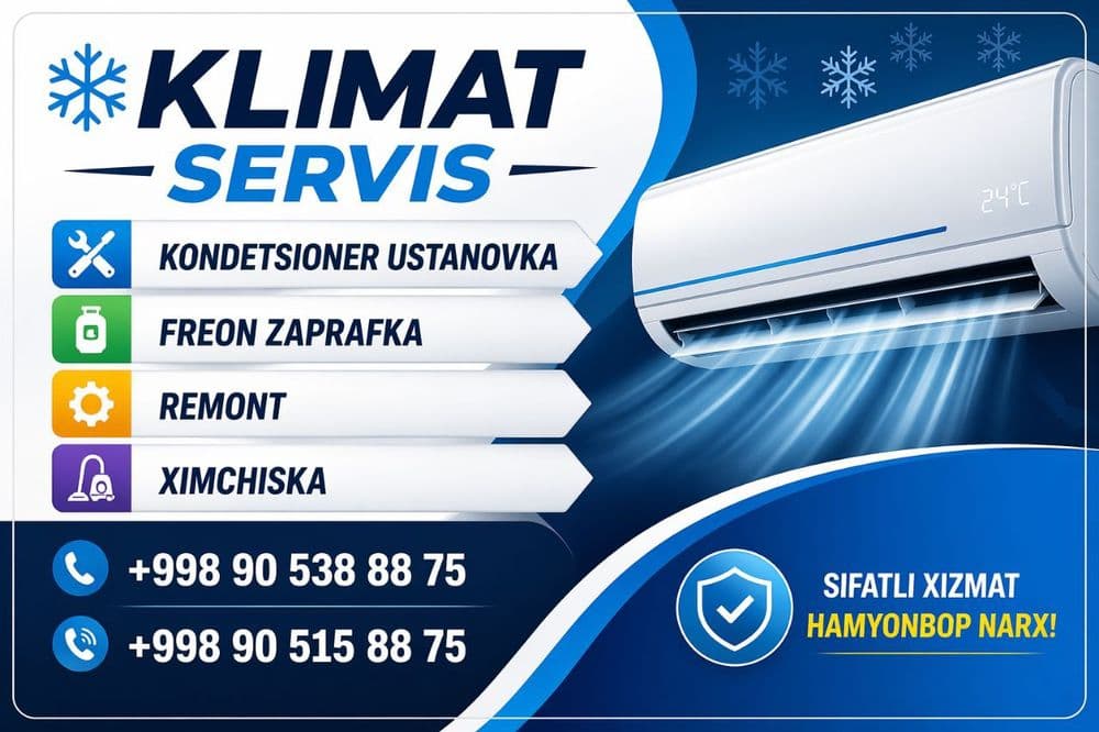 Kondetsioner ustanovka va tamirlash — 2