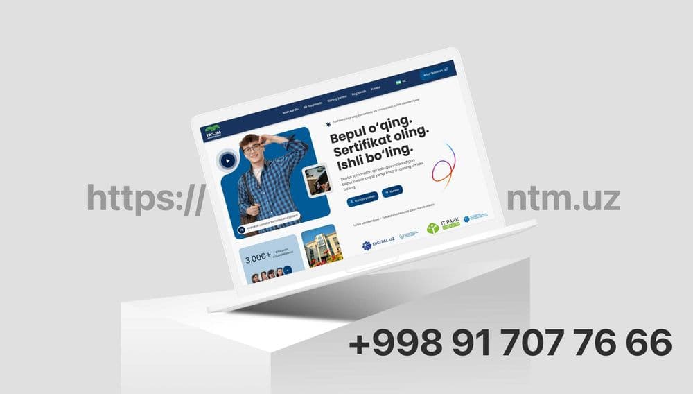 Sayt yaratish xizmati | Zamonaviy web saytlar | Создание сайта от 300$ — 3