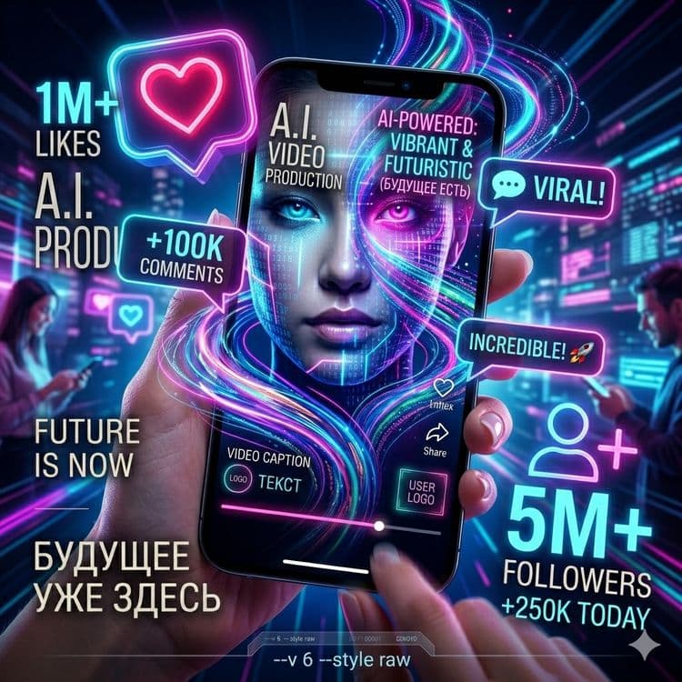 Эксклюзивное создание видеоконтента с прменением ИИ. — 1
