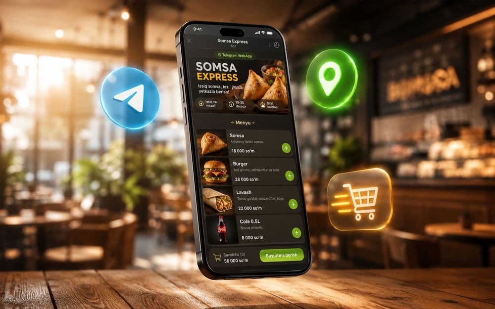 Tayyor Telegram Bot Dastavka uchun