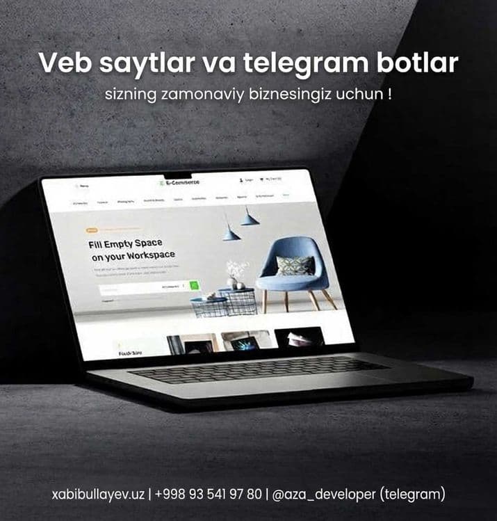 Professional Veb-sayt va Telegram Bot Yaratish Xizmatlari — 5