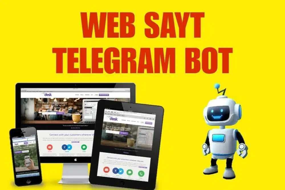 Telegram bot va Sayt yaratish: Tez, qulay, ishonchli — 1