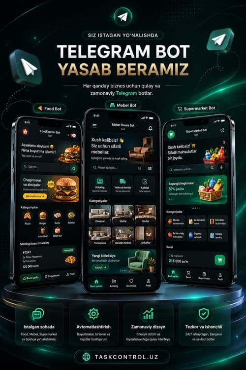 TELEGRAM BOT yasaymiz! — 1
