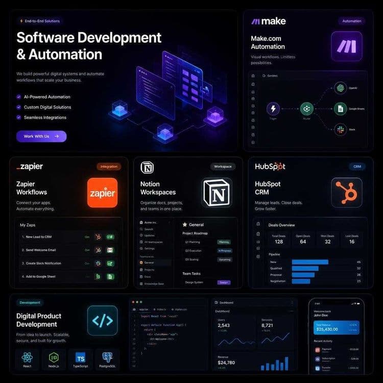 AI Avtomatlashtirish, CRM Integratsiya va IT-Yechimlar | — 1
