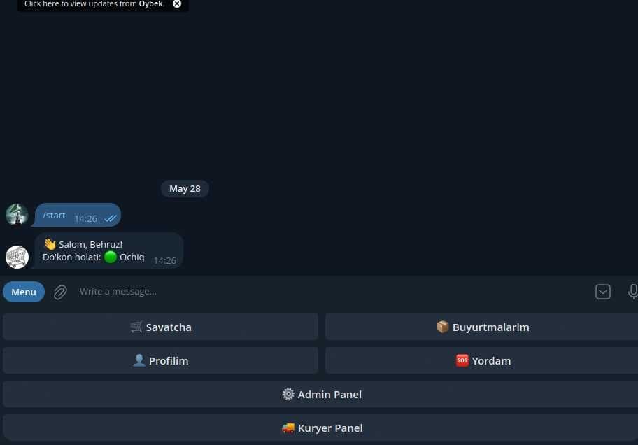 telegram bot online shop — 2