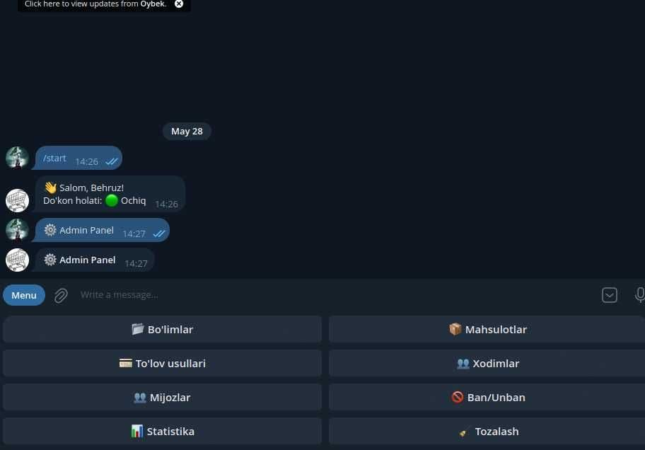 telegram bot online shop — 3