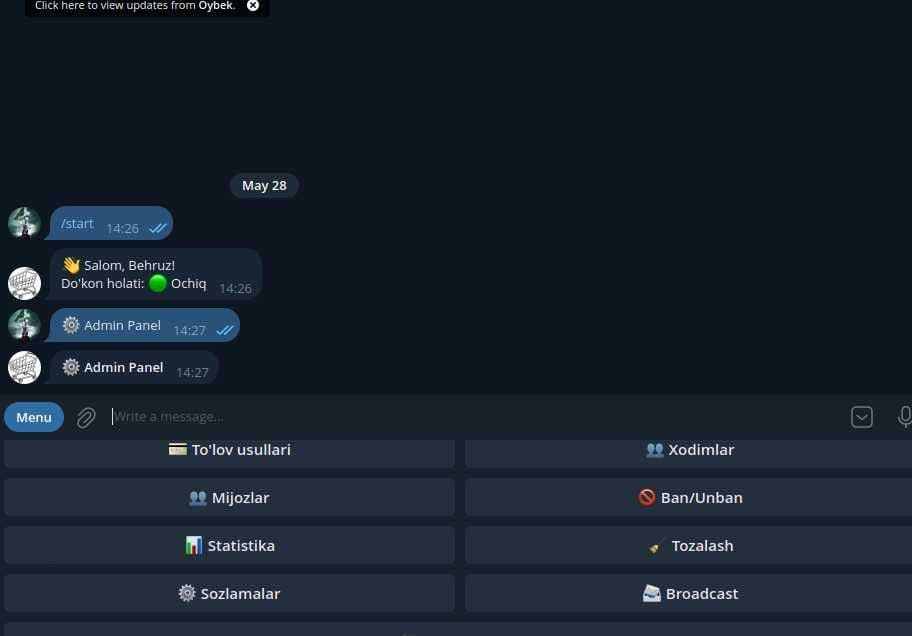 telegram bot online shop — 4
