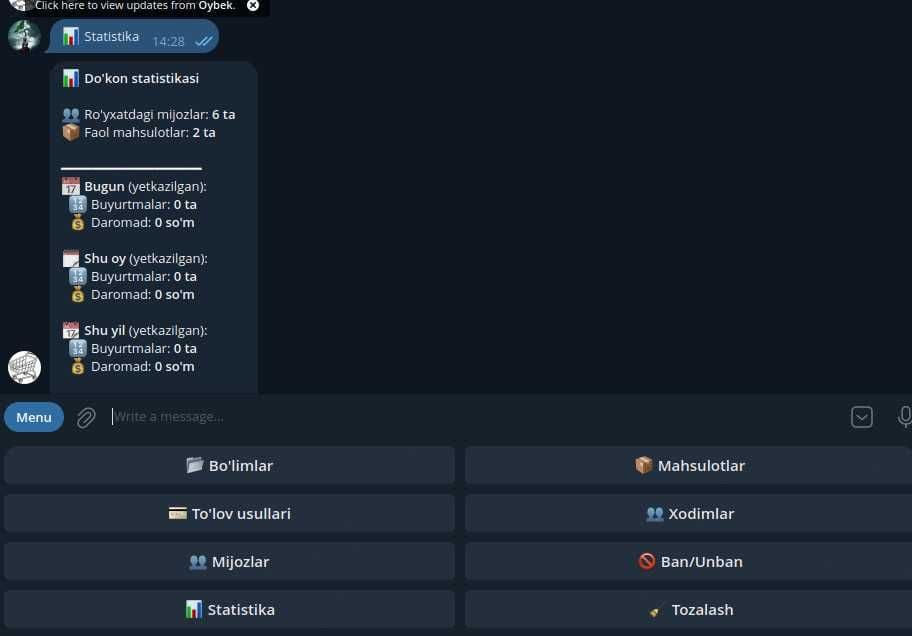 telegram bot online shop — 5