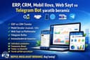 ERP, CRM, Mobil Ilova, Web Sayt va Telegram Bot yaratib beramiz