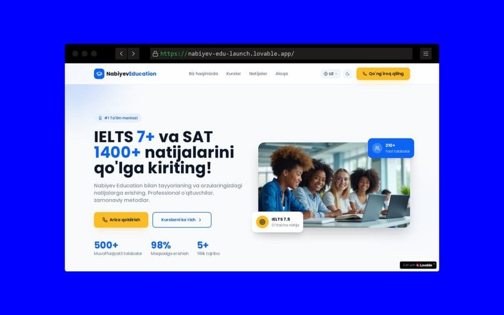 Создание сайтов для вашего бизнеса, сайт яратиш — 3