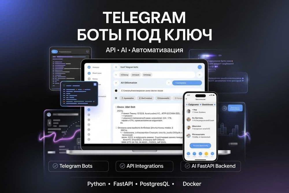 Разработка Telegram-ботов под ключ — 1