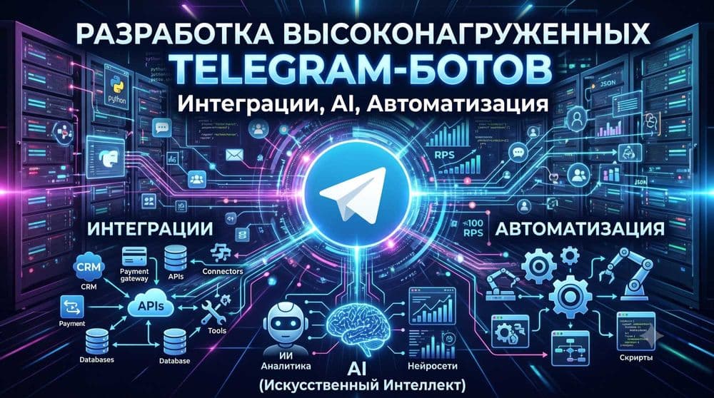 Разработка Telegram-ботов | Без конструкторов — 2