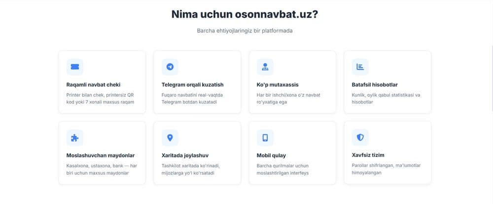 Navbat dasturi Программа очереди — 2