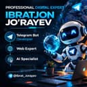 Web sayt yaratish | Telegram bot yaratish | Web dasturchi xizmati