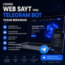 Web sayt, ledning page, telegram bot yasab berish xizmati