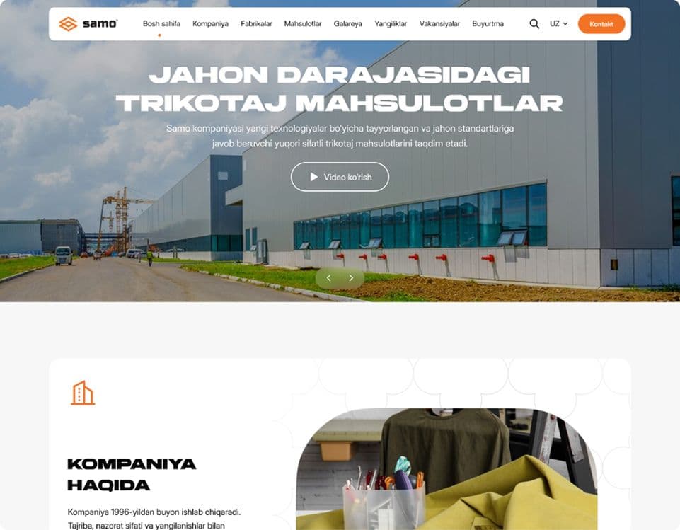 Veb sayt yaratish xizmati — 2