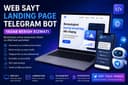 Web Dasturlash Xizmatlari | Sayt, Landing Page, Telegram Bot