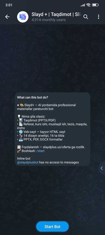 1 KUNDA VEB SAYT va TELEGRAM BOT yasaymiz! | Веб сайт ва Бот ясаймиз! — 2