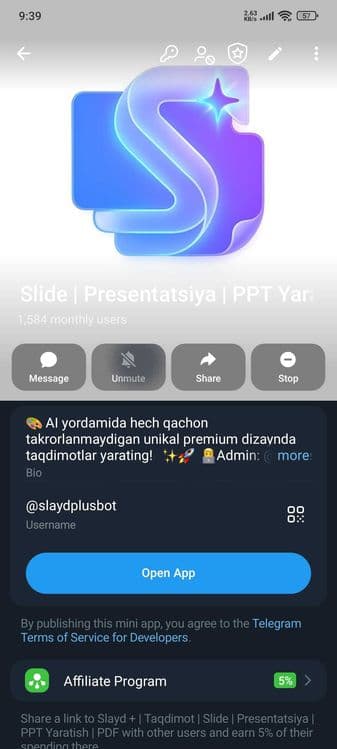 Telegram Bot Yasash Xizmati | Телеграм Бот Ясаш Хизмати — 2